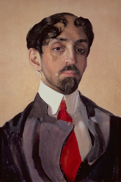 Portrait of Mikhail Kuzmin by Konstantin Andreevic Somov